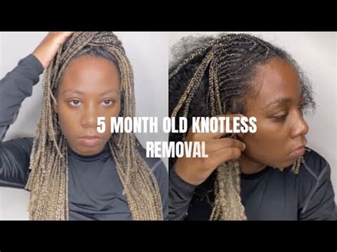 SAFELY REMOVE OLD KNOTLESS BRAIDS HOW TO REMOVE KNOTLESS BRAIDS AFTER 5