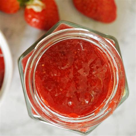 Strawberry Jam with Frozen Strawberries - My Gorgeous Recipes