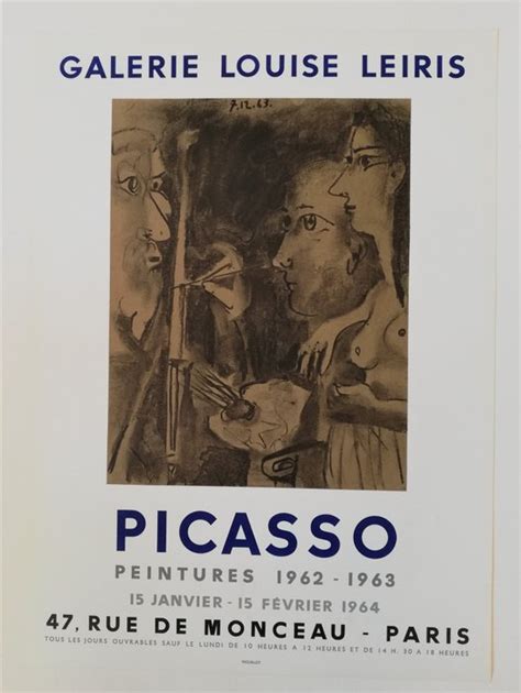 Pablo Picasso Galerie Louise Leiris 1964 Década De Catawiki