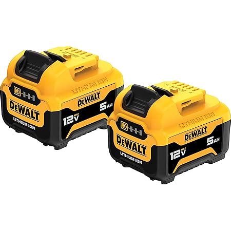 DEWALT DCB127 12V MAX Lithium Ion Battery Pack Yellow Black Medium