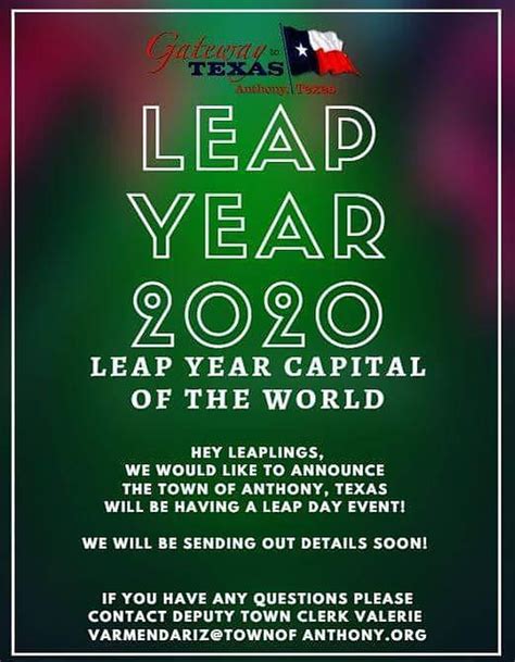 LEAP YEAR CAPITAL OF THE WORLD | leapyearday