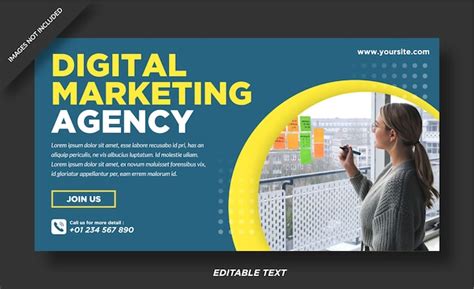 Premium Vector Digital Marketing Agency Banner Design