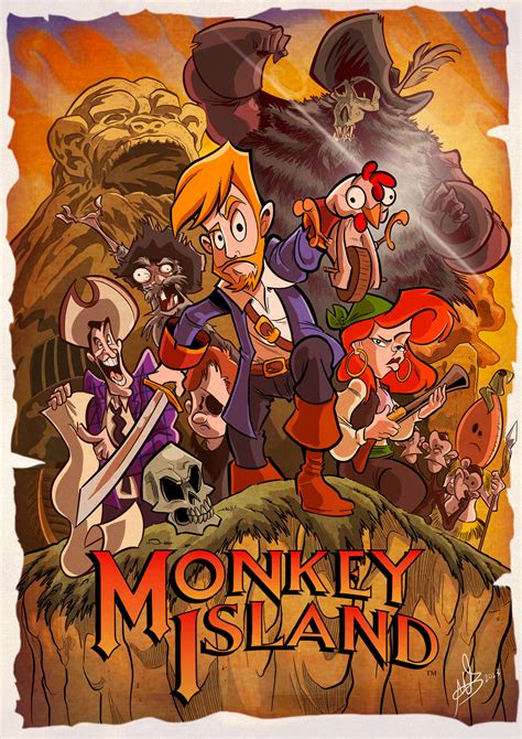 Monkey Island by mariods on DeviantArt