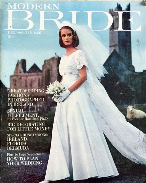 1965 Dec Modern Bride Shelley Hack Wedding Gowns Vintage Vintage Bridal Bridal Magazine Cover