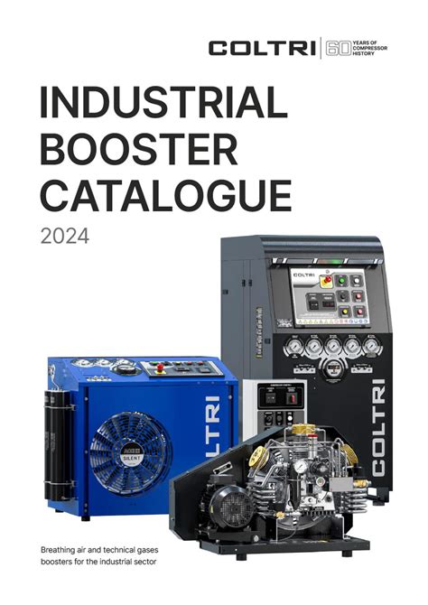 Booster Industrial Catalogue Coltri Compressors