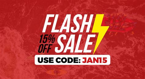 January Flash SALE - Tees Barrage International White Water Centre