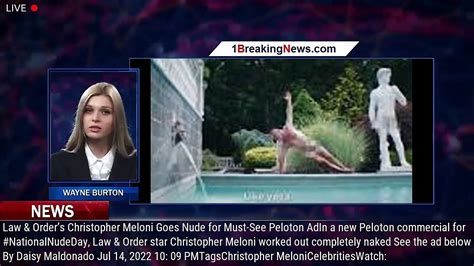 Law Order S Christopher Meloni Goes Nude For Must See Peloton Ad