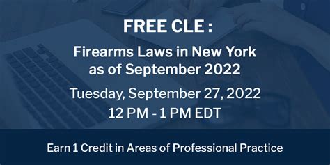 Firearms Laws In New York as of September 1, 2022 - Tully Rinckey PLLC