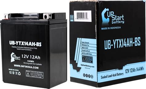 Amazon Upstart Battery UB YTX14AH BS Battery Replacement For 2007