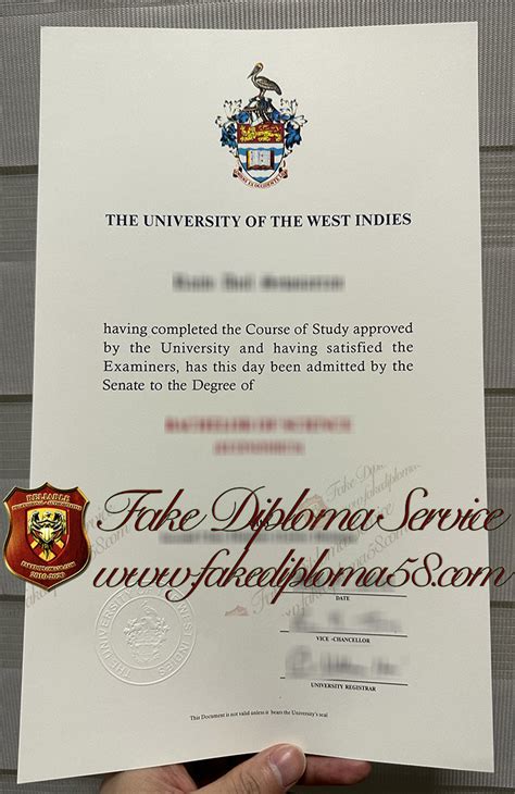 The best website to order a fake University of the West Indies diploma.