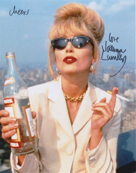 Joanna Lumley Signed Absolutely Fabulous 8x10 Photo Ebay