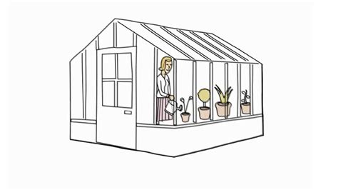 How To Draw Greenhouse At How To Draw