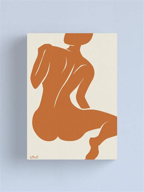 Henri Matisse Blue Nudes Inspired Abstract Woman Nude Canvas Print