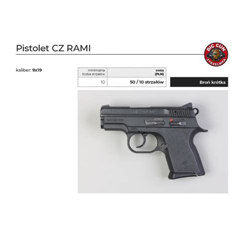 Pistolet CZ RAMI