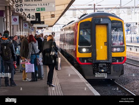 Class 158 Express Sprinter Passenger Train In East Midlands Trains