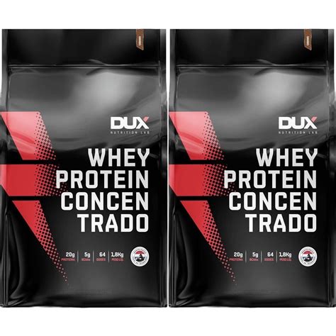 Kit X Whey Protein Concentrado G Refil Cookies Dux Nutrition