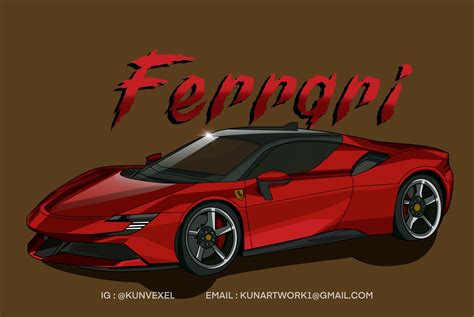 Ferrari cartoon portrait | Cartoon artwork, Portrait design, Vector ...