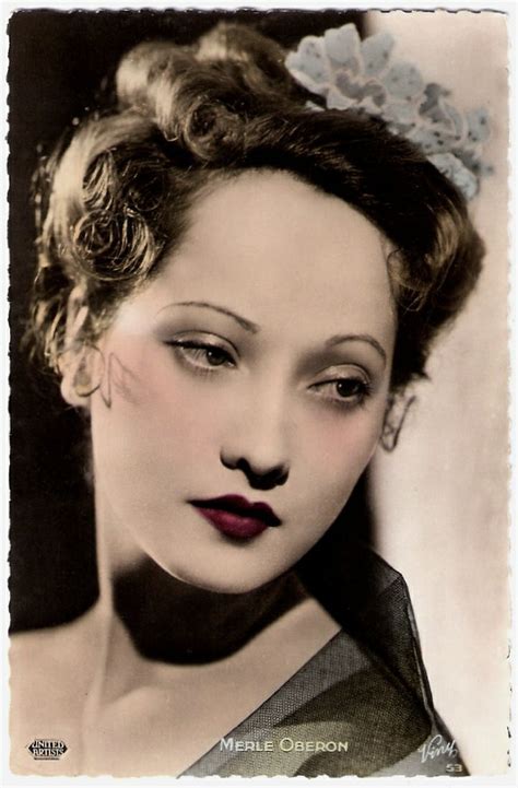 Merle Oberon French Postcard By Viny No 53 Photo Unite Flickr