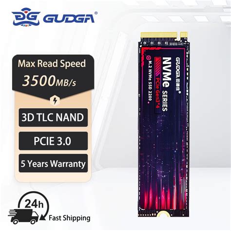 512 ГБ Внутренний SSD-диск GUDGA M.2 PCIe NVMe 3.0 (Кэш 512 МБ ...