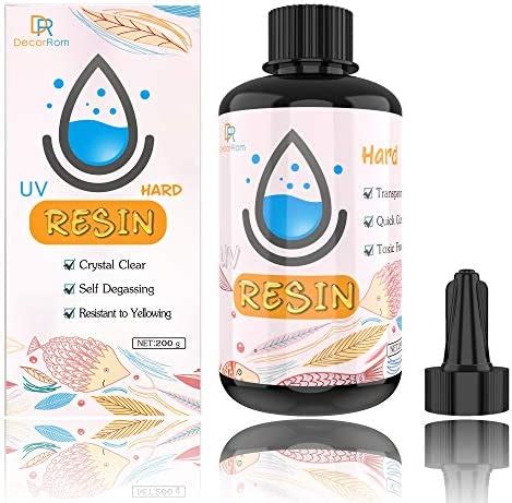 UV Resin 200g Upgrade Crystal Clear Hard Glue Ultraviolet Curing