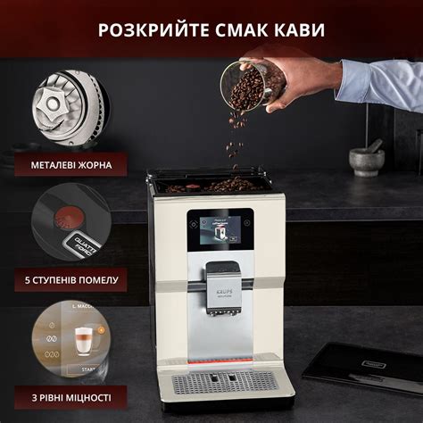 Кофемашина KRUPS EA872A10 ᐉ купить в FOXTROT ⁕ цены, отзывы, характеристики