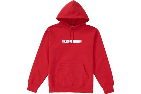 Supreme Motion Logo Hooded Sweatshirt Ss20 Red Ss20 Cn