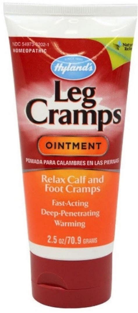 Hylands Leg Cramps Arnica Medicine Ointment 250 Oz Soothing Non Greasy 3 Pack