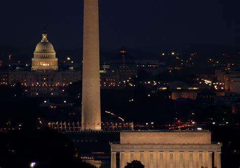 Washington Monument At Night