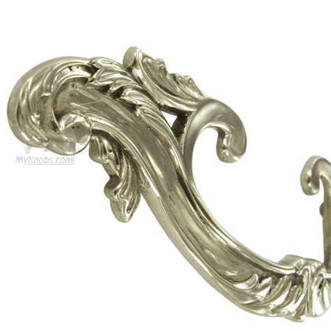 French Court Collection 5 38 Centers Stationary Filigree Drop Handle In White Brass By