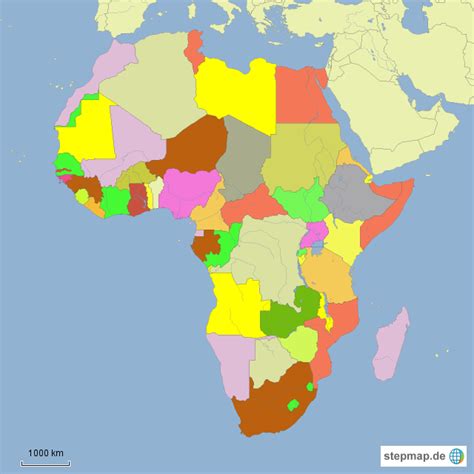 Afrika Karte Ohne Beschriftung Goudenelftal