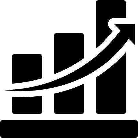 Growth Business Icon Symbol Vector Image Illustration Of The Progress