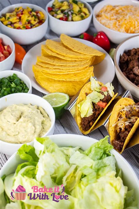 How To Make A Taco Bar Bake It With Love