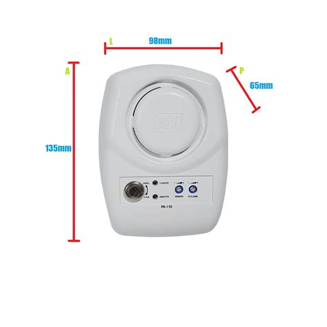 Sensor De Porta Aberta Jfl Pa Timer E Sonoro Lemanti Sistema