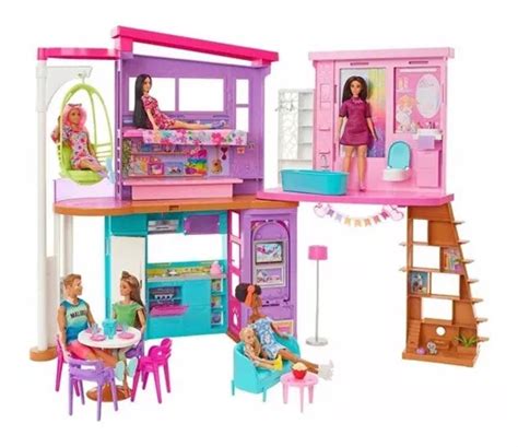 Set De Juego Barbie Casa De Mu Ecas Malib Meses Sin Inter S