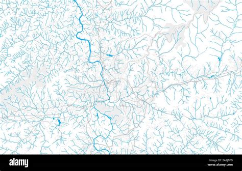 Rich Detailed Vector Area Map Of Asheville North Carolina Usa Map