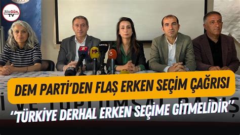 DEM Parti den Hakkari de flaş erken seçim çağrısı DERHAL ERKEN