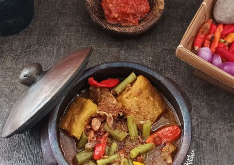 Resep Brongkos Buncis Tahu Oleh Bernadetta Endang Cookpad