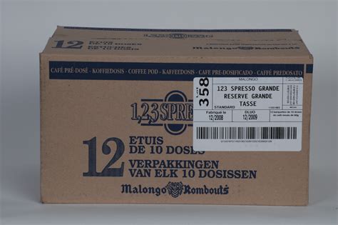 Koffie Rombouts 308410 Spresso 12x10st Gr Reserve Harry De Louw Horeca