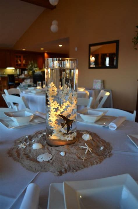 Elegant Beach Wedding Centerpieces