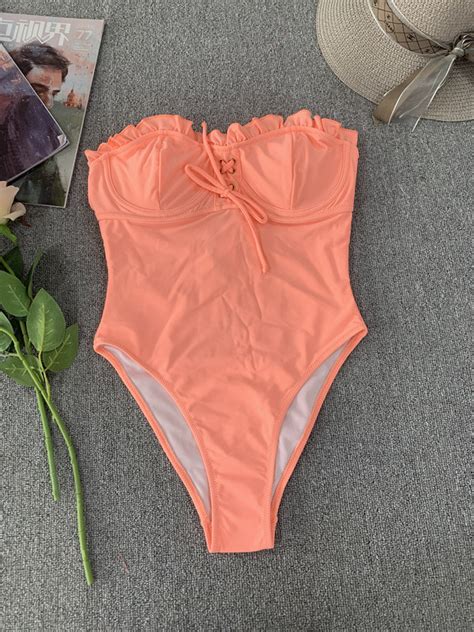 Tube Top Swimsuit Strapless Bikini Sexy One Piece Swimwear Bikinis And Bikini Price