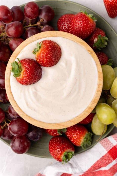 Vanilla Yogurt Fruit Dip Recipe