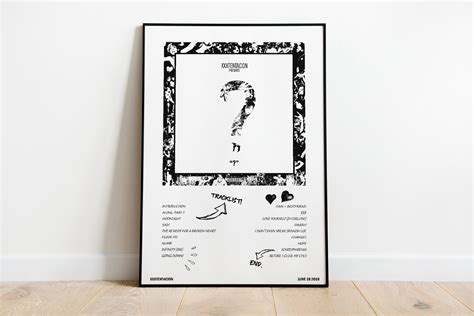 Xxxtentacion "?" Album Cover – Poster | Canvas Wall Art Print - John ...