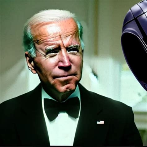 Joe Biden As Darth Vader Without A Helmet Relaxing In Stable Diffusion