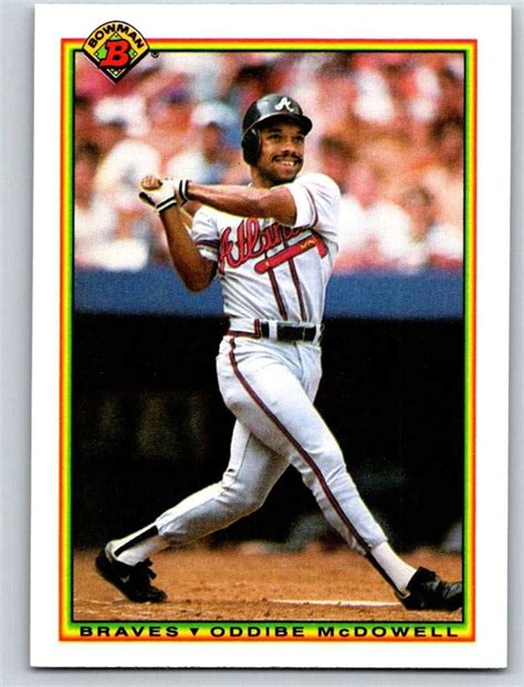 Amazon 1990 Bowman 13 Oddibe McDowell Mint Baseball MLB Braves