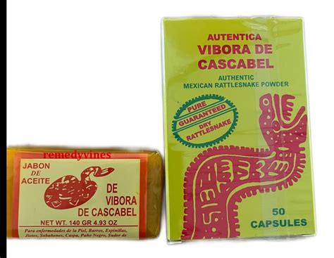 Jabón de Aceite de Vibora de Cascabel Capsulas Rattlesnake Soap