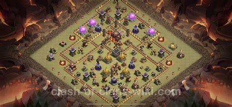 Best War Base Th10 With Link Anti Everything Hybrid Town Hall Level 10 Cwl Base Copy 1138