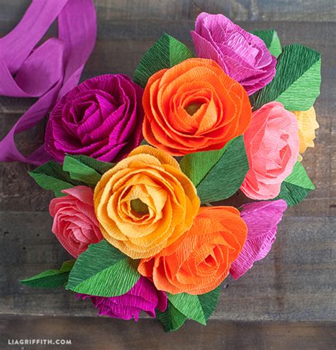 Crepe Paper Ranunculus