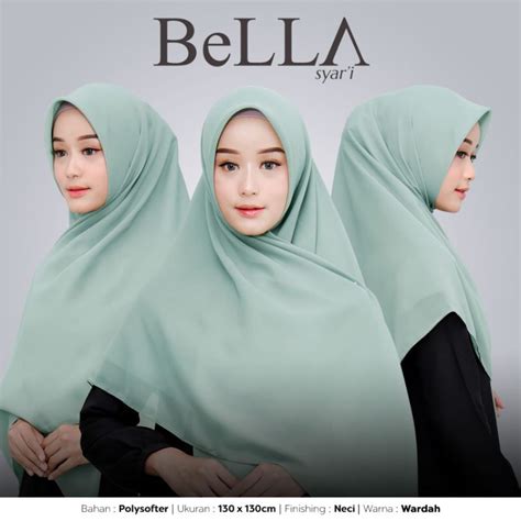 Jual Jilbab Segiempat Bella Syar I X Bella Square Jumbo Jilbab