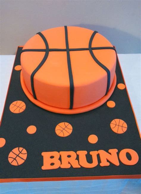 Pin On Party Ideas Basketball Birthday Cake Basketball Cake