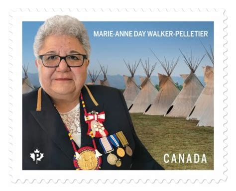 Canada Post Unveils Chief Marie Anne Day Walker Pelleter Stamp Mbc Radio